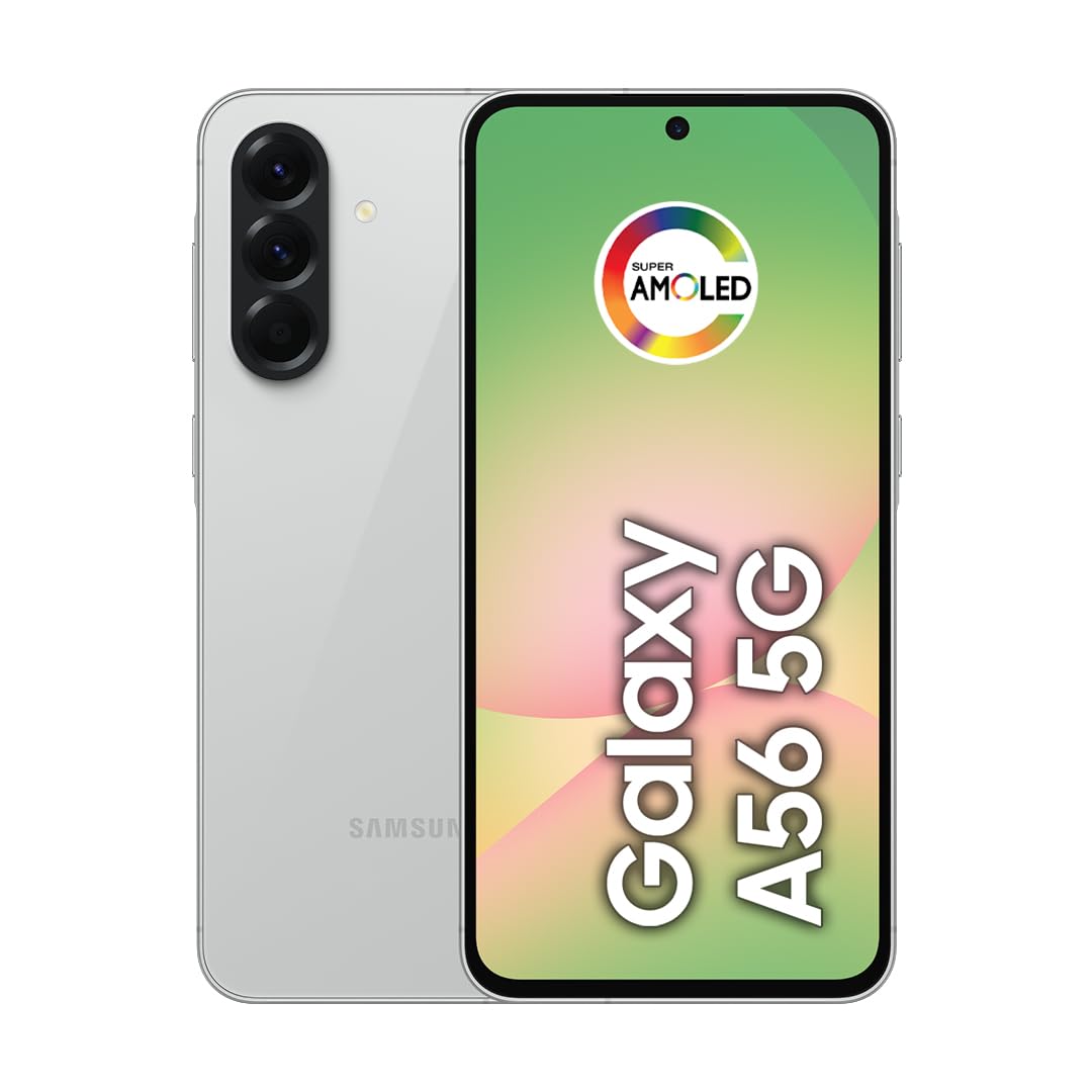 Smartphone Samsung Galaxy A56 5G 128GB, 8GB RAM, Câmera 50MP, IP67, Super AMOLED 6.7