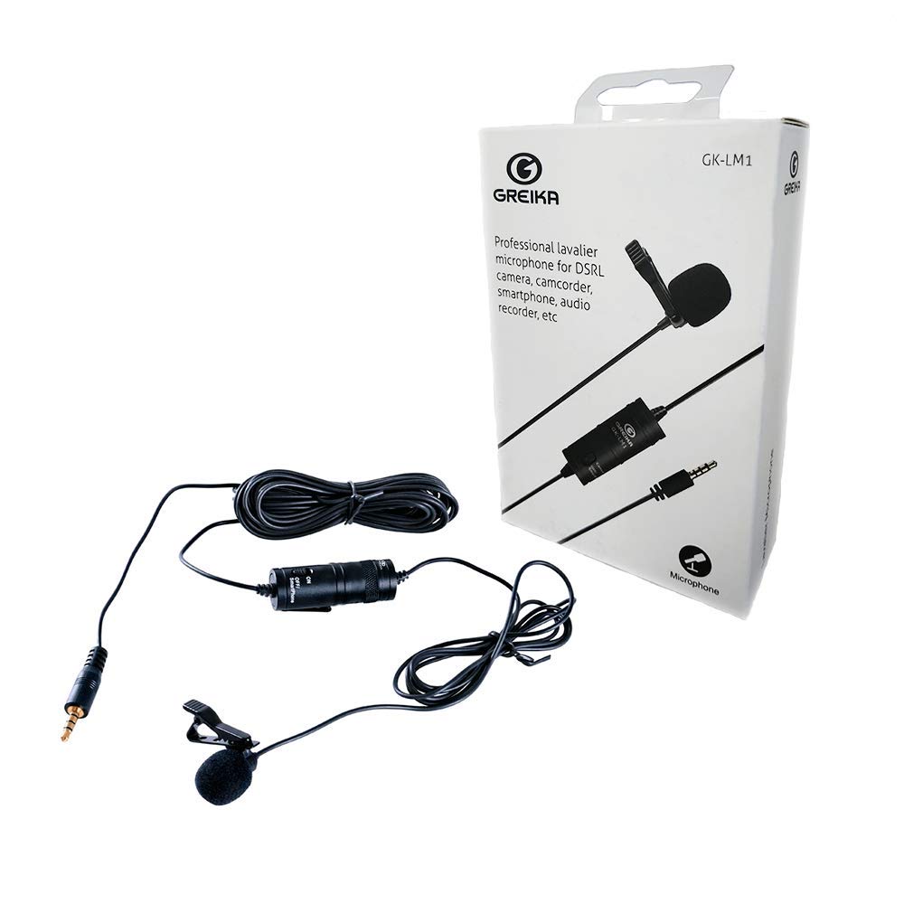 Microfone Tipo Lavalier De Lapela Gk-cm1
