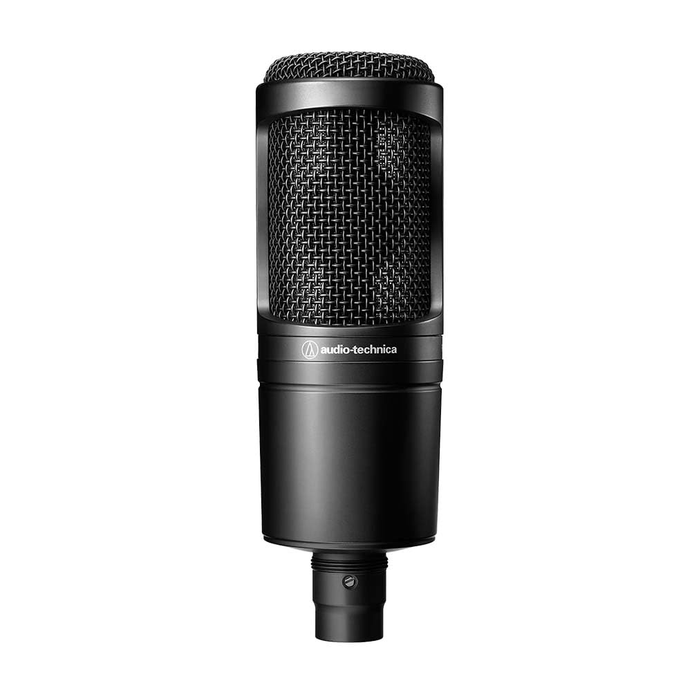 Microfone audio-technica AT2020 Pro Cardioide Condensador, Preto, Grande