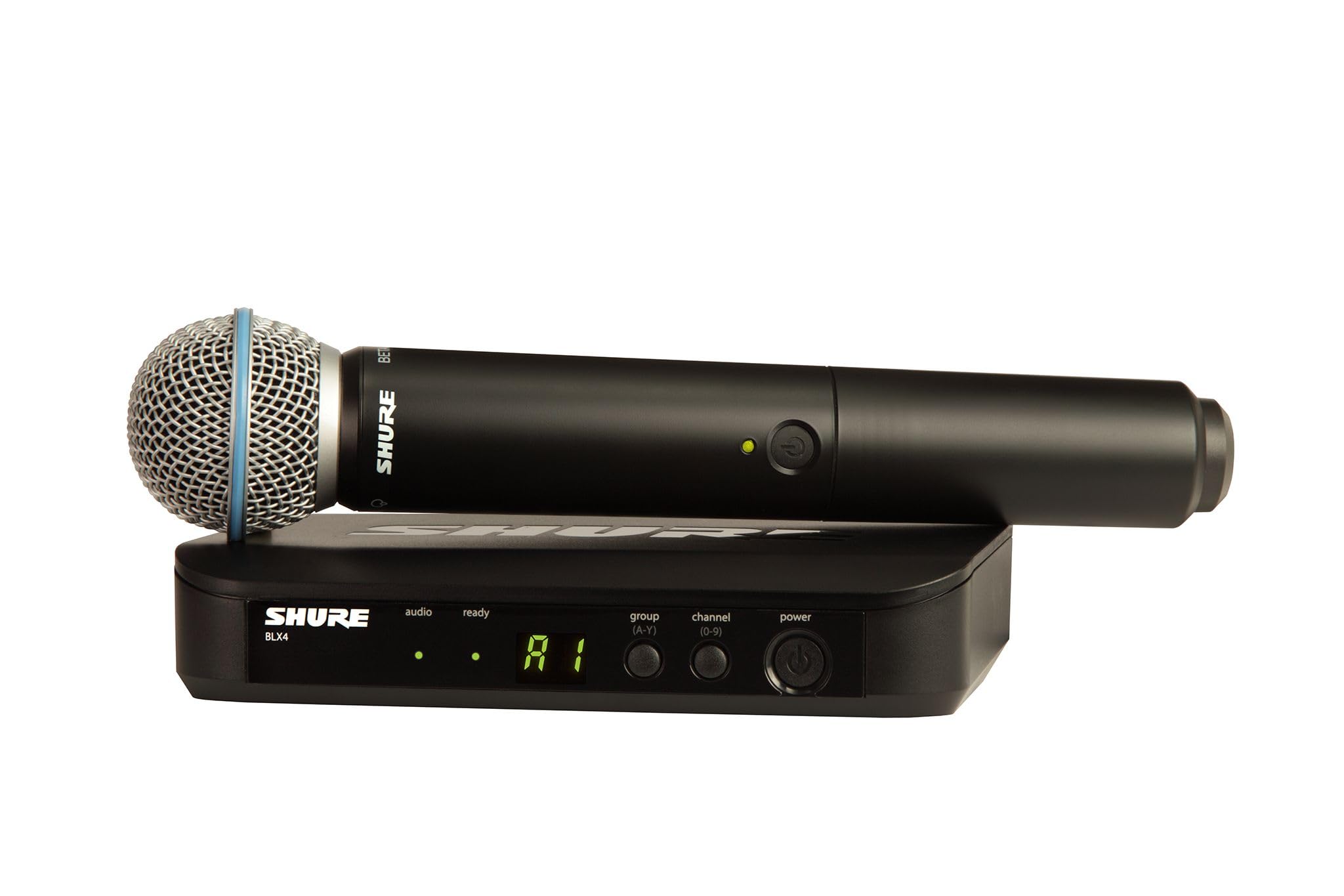 Microfone de Mão Sem Fio Shure BLX24/B58, Cápsula BETA58