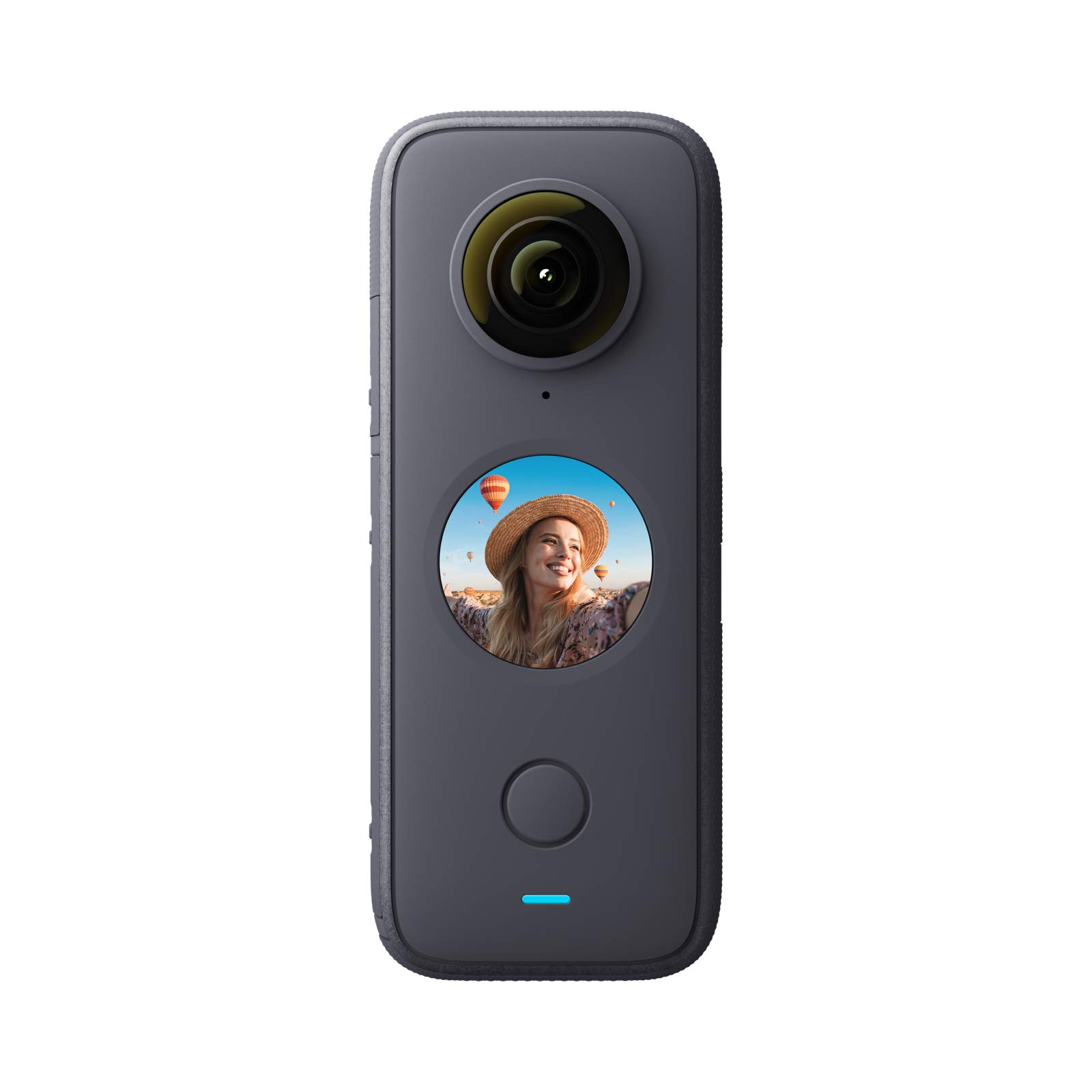 insta360 ONE X2 Câmera de ação à prova d'água 360 graus, 5,7K 360, estabilização, tela sensível ao toque, edição de IA, transmissão ao vivo, webcam, controle de voz