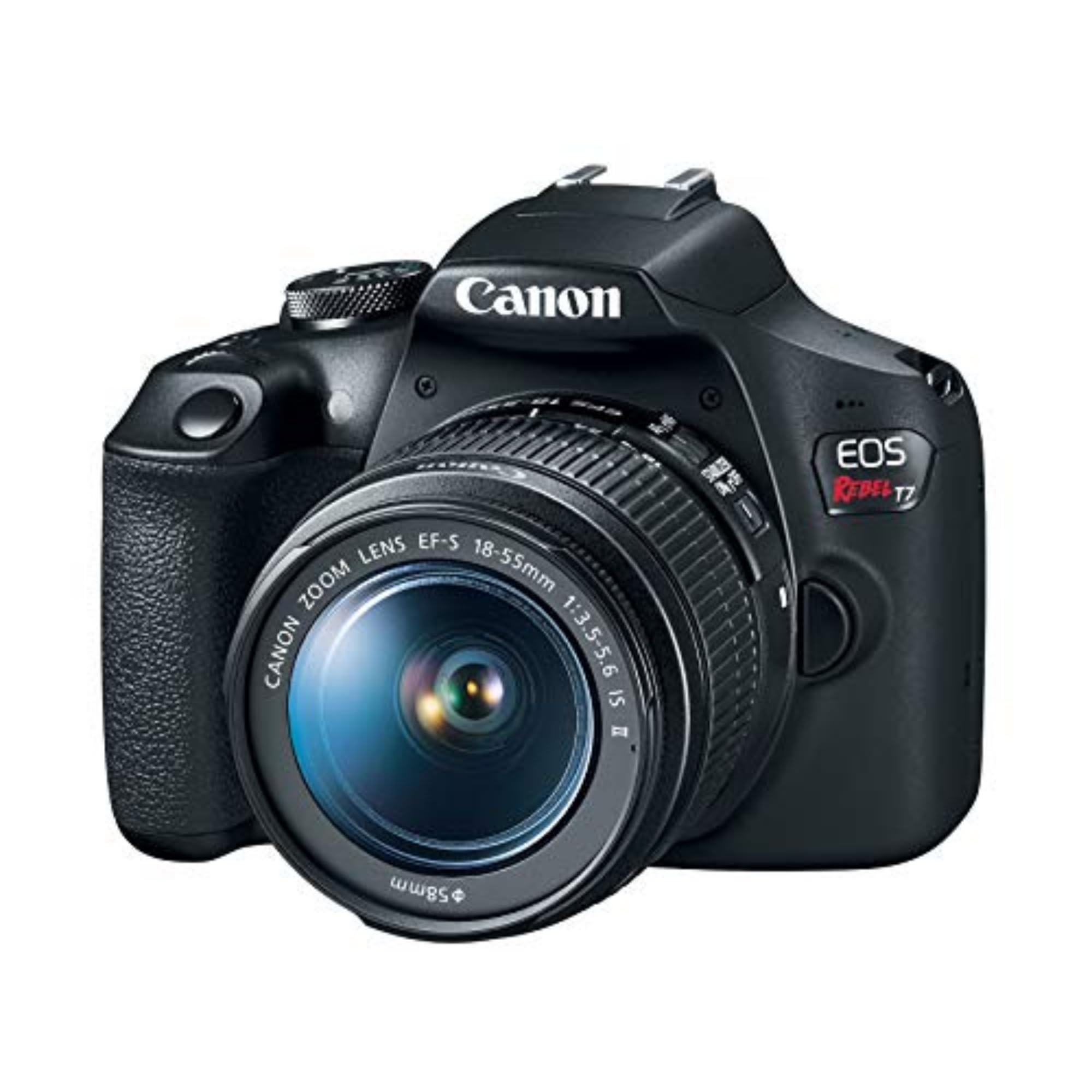 Camera Canon EOS Rebel T7 com lente 18-55mm IS II