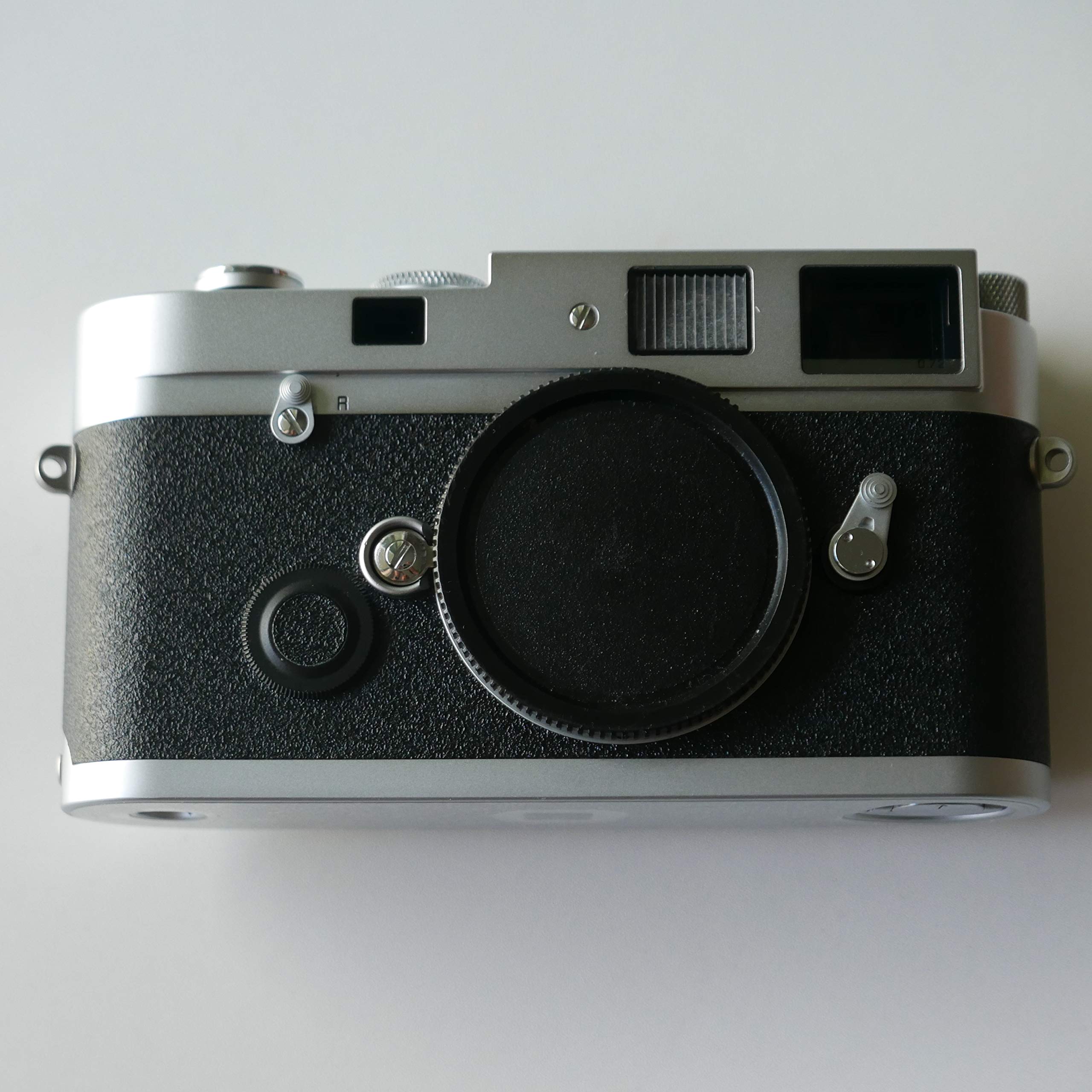 Leica MP 0,72 Silver Compact 35 mm Rangefinder Corpo da câmera com ampliação de 0,72x