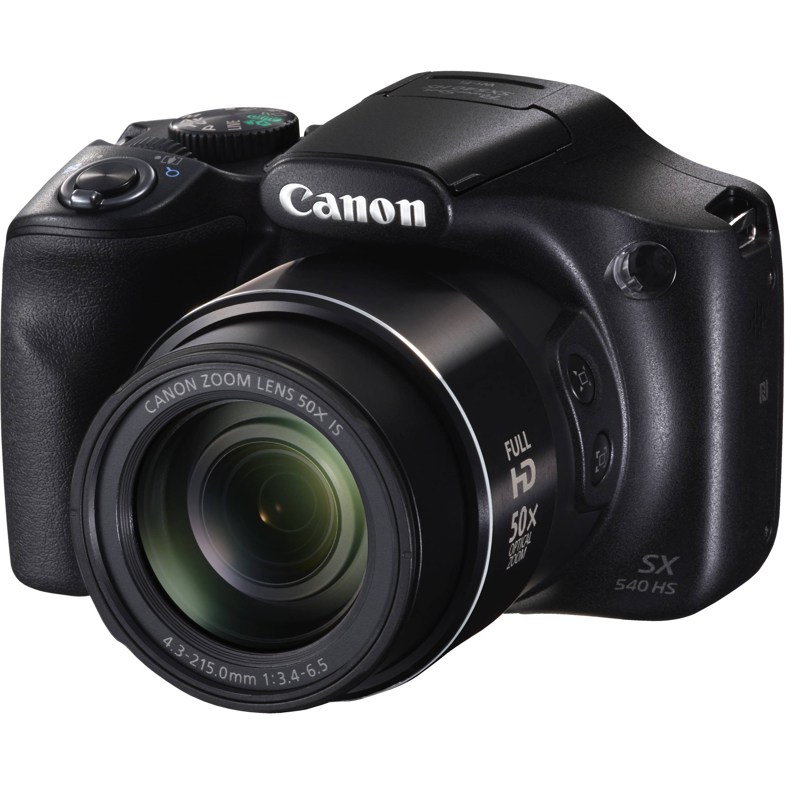 Canon Câmera Digital Powershot Sx540 Com Zoom Óptico 50X - Wi-Fi & Nfc Ativado, 067C00 Preto 1
